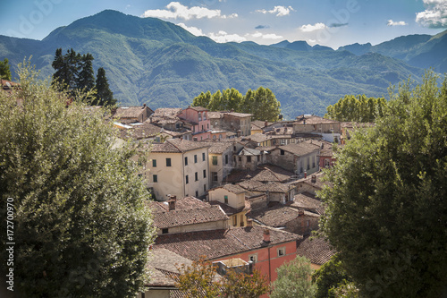 Italia, Toscana, Lucca, Garfagnana, il paese di Barga.