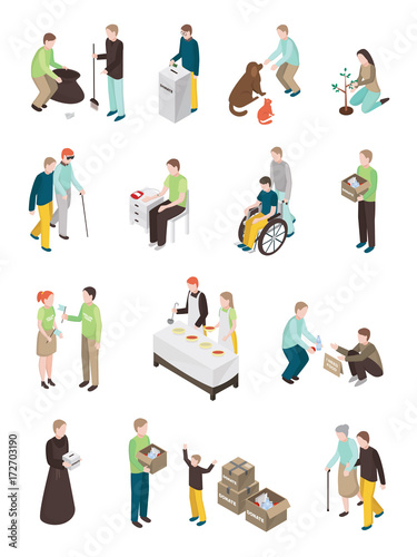 Humanitarian Charity Characters Collection