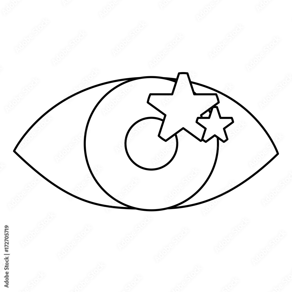 Human eye symbol icon vector illustration graphic design Human eye symbol icon vector illustration graphic design