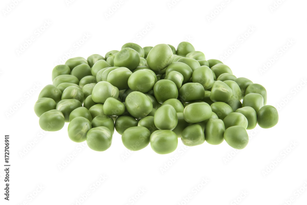 Peas isolated on white background Peas isolated on white background
