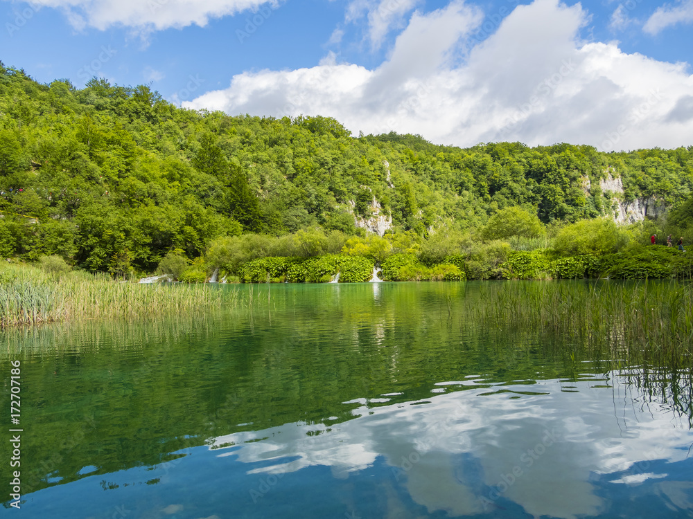 Europa, Kroatien, Lika-Senj, Osredak, Plitvica Selo, UNESCO-Weltnaturerbe, Nationalpark Plitvicer Seen Europa, Kroatien, Lika-Senj, Osredak, Plitvica Selo, UNESCO-Weltnaturerbe, Nationalpark Plitvicer Seen