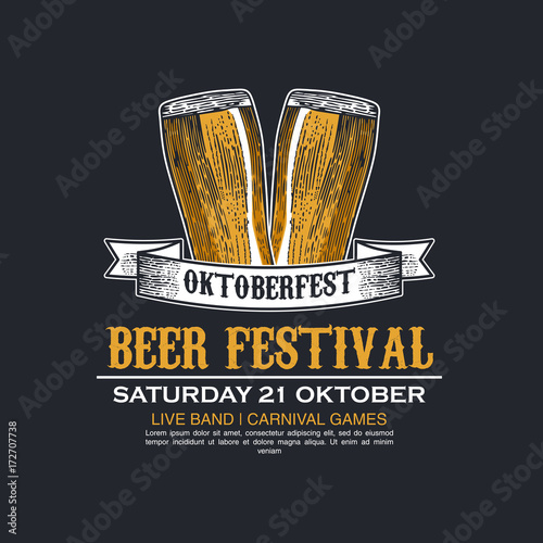 Beer Festival Vector Illustration