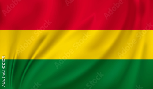 waving flag bolivia