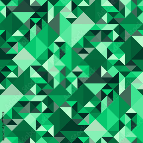 Decorative geometric shapes seamless pattern