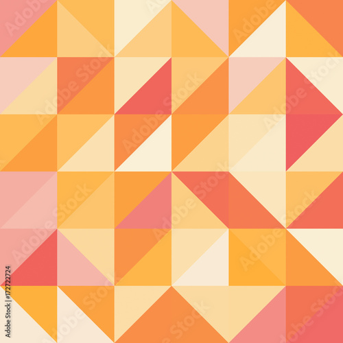 Decorative geometric shapes seamless pattern
