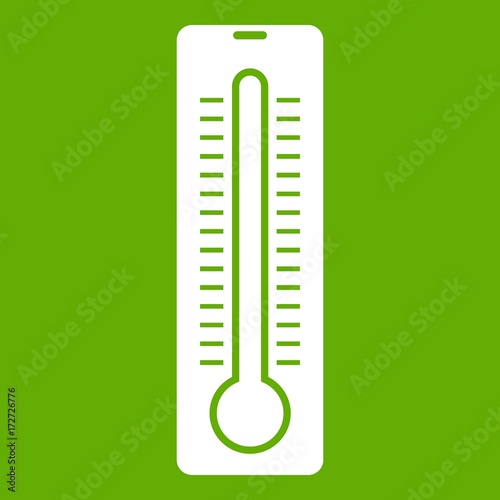 Thermometer icon green