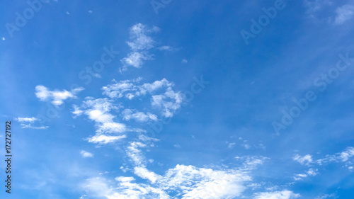 Blue sky with cloud