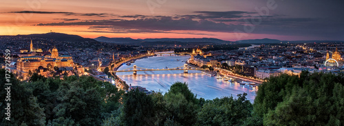 Sunset over Budapest, Hungary