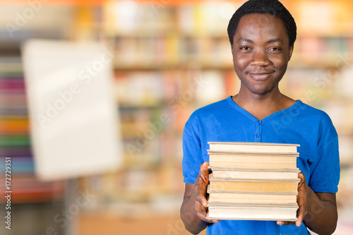 Young Black student
