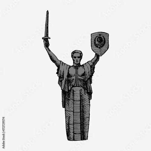 Motherland Monument, UKRAINE.