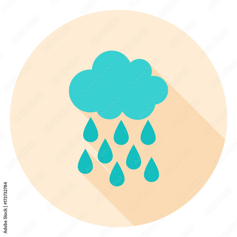 Rain Circle Icon