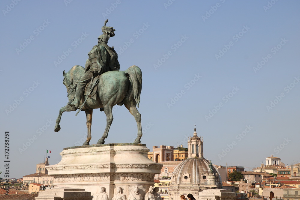 Naklejka premium Monumento in piazza di Spagna. Roma. Italia