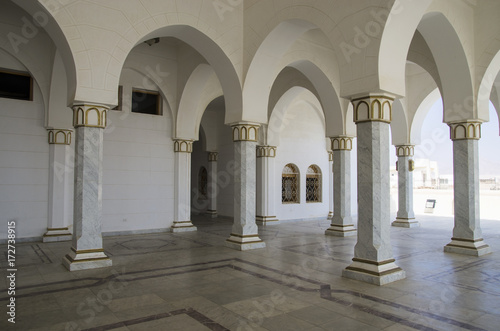 Columns and arches in the mosque