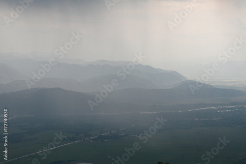 Valokuva Rain storm at Jackson Hole