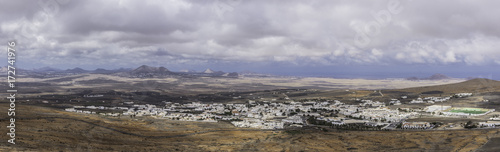 Teguise - a view from volcano / Lanzarote / Canary Islands
