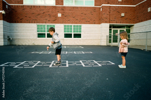 kids on playground photo