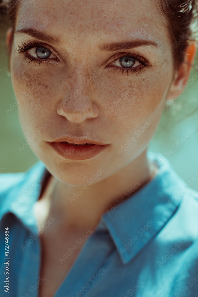 Woman in Blue Woman in Blue
