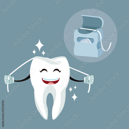 Dental care cartoons and icons icon vector illustration graphic design