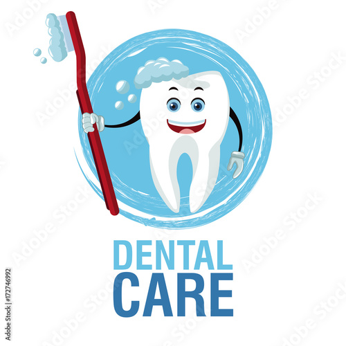 Dental care cartoons and icons icon vector illustration graphic design