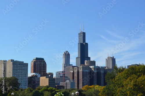 Chicago downtown from south side © Vijay