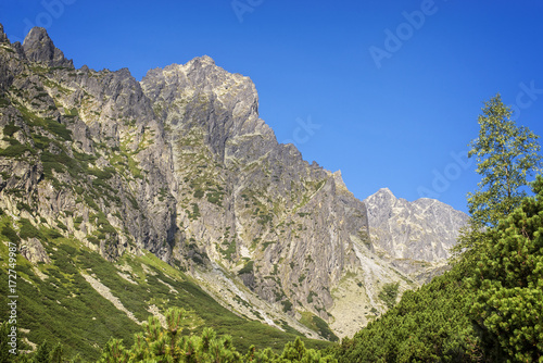 Scenic view of the High Tatras in Slovakia