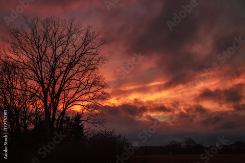 Dramatic Storm Sunset © richardbarrow