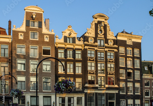 Photography Traditional old buildings in Amsterdam