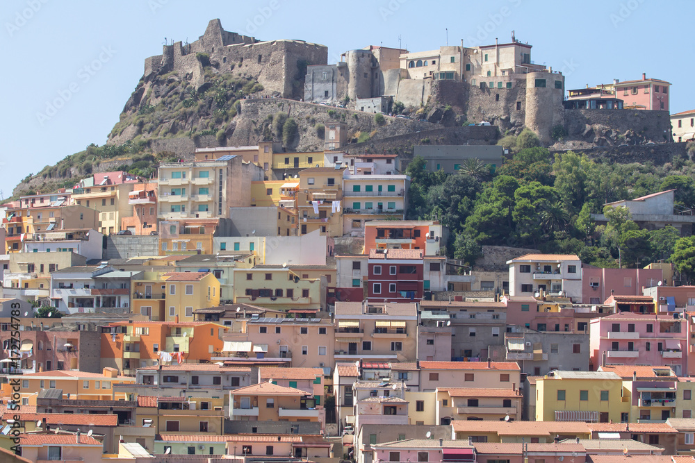 Medieval town Castelsardo, Sardinia, Italy