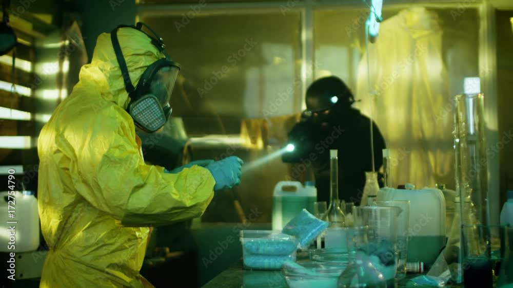 Fully Armed Special AntiNarcotics Task Forces Soldier Arrests Clandestine Chemist in the Drug