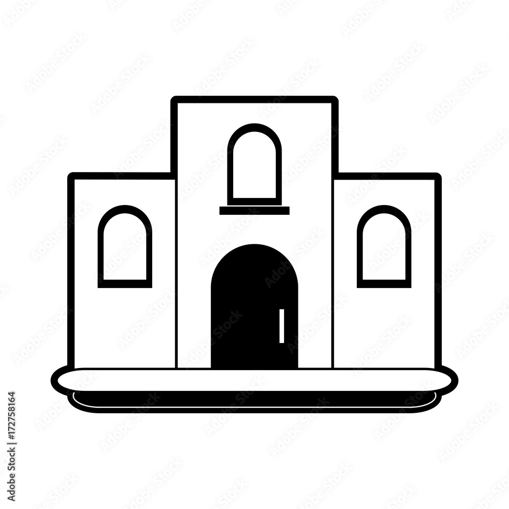 modern house or home icon image vector illustration design black and white modern house or home icon image vector illustration design black and white