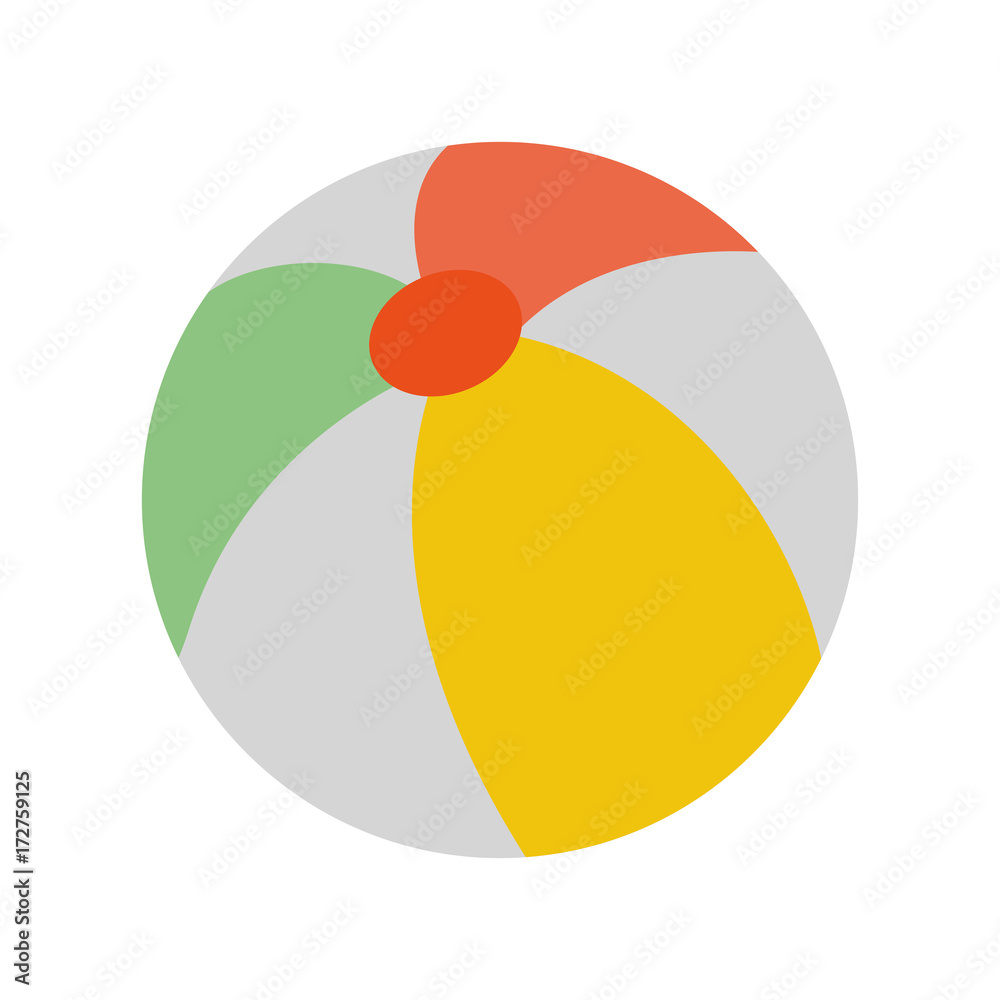 beach ball icon image vector illustration design beach ball icon image vector illustration design