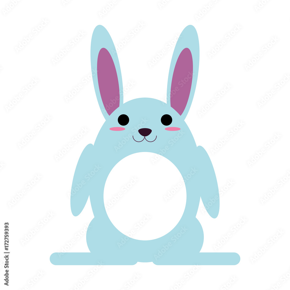 Fototapeta premium rabbit or bunny cartoon icon image vector illustration design 