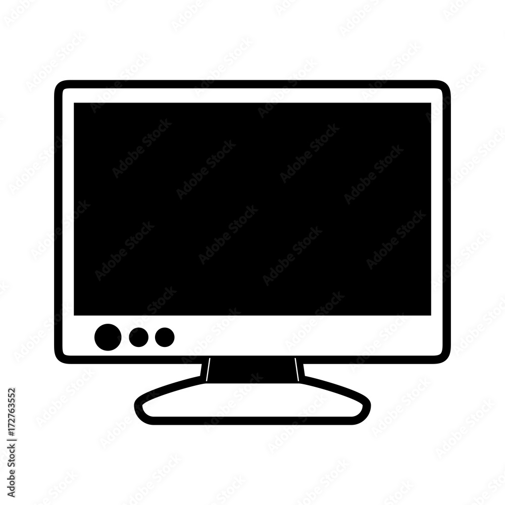 computer monitor icon image vector illustration design black and white computer monitor icon image vector illustration design black and white