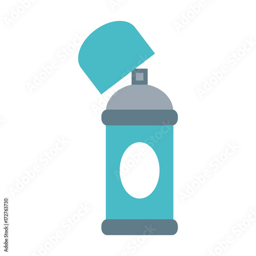 open aerosol can icon image vector illustration design 