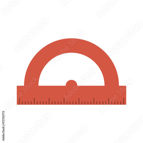 ruler measuring icon image vector illustration design 