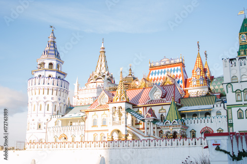 Exterior of beautiful Ismael Kremlin