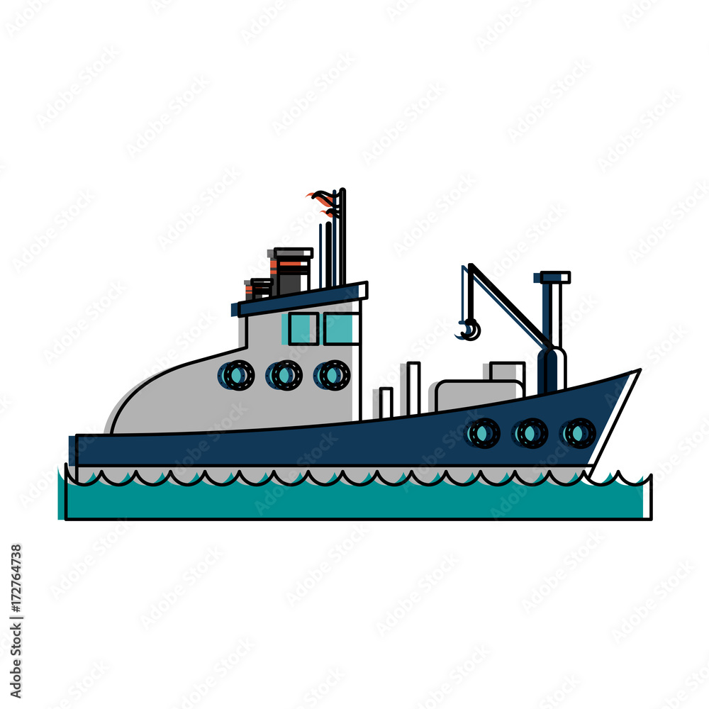 fishing boat icon image vector illustration design fishing boat icon image vector illustration design