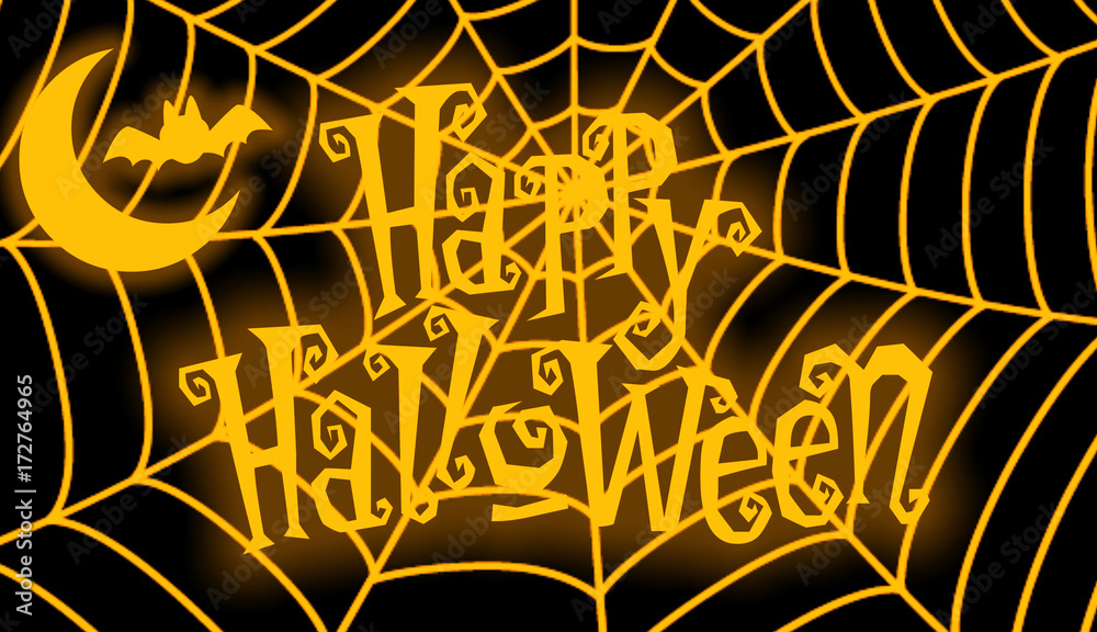 Naklejka premium Halloween card 