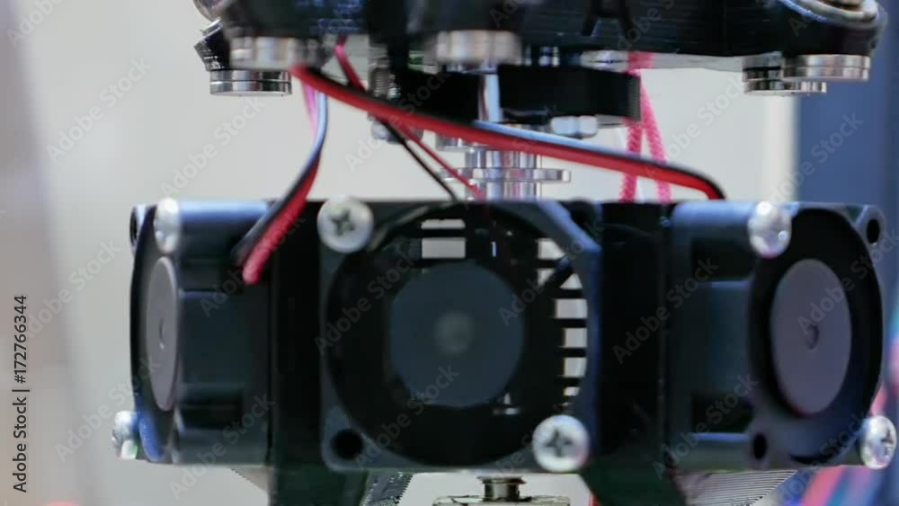 3D printer performs product creation. Modern 3D printing or additive manufacturing and robotic automation technology. Three dimensional printing is a new era in industrial design and production. 3D printer performs product creation. Modern 3D printing or additive manufacturing and robotic automation technology. Three dimensional printing is a new era in industrial design and production.