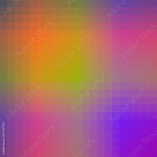 Broken geometric shapes. Abstract colored texture of geometric shapes. Decorative background can be used for wallpapers, printing pictures