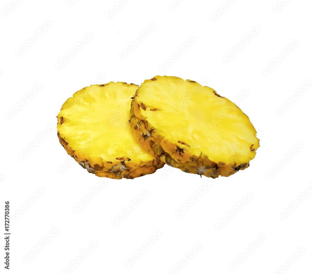 pineapple isolated on white background. pineapple isolated on white background.