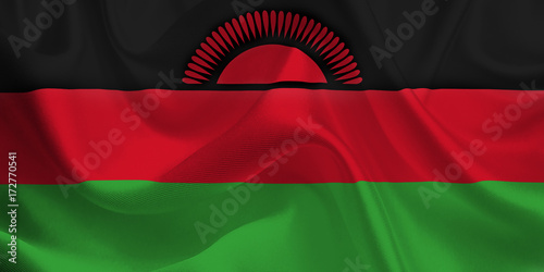 Free Download Waving flag of the Malawi. Flag in the Wind. National mark. Waving Malawi Flag. Malawi Flag Flowing. - GFXLoad