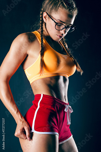 young fitness woman © Yurok Aleksandrovich