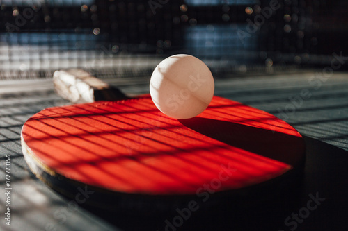 Ping pong racket photo