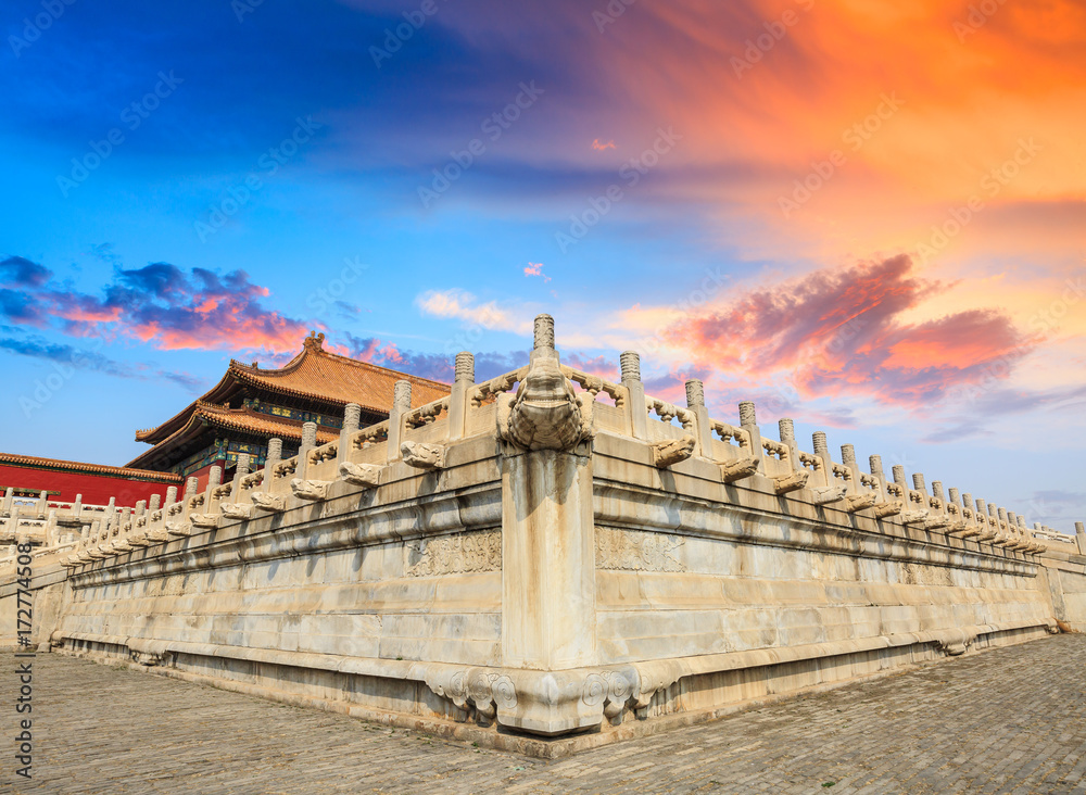 Fototapeta premium forbidden city in beijing,China