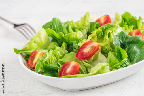 Fresh vegetable salad in bowl