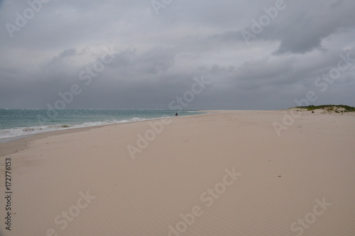 Seascape island Benguerra. Mozambique