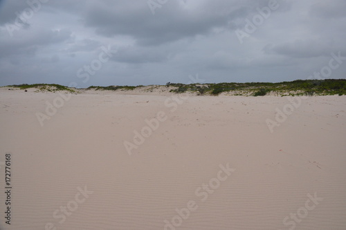 Seascape island Benguerra. Mozambique