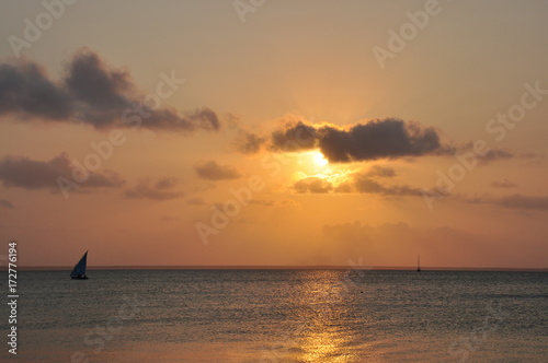 Seascape island Benguerra. Mozambique photo