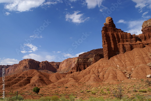 Eroded Sandstone in Capital Reef National Park